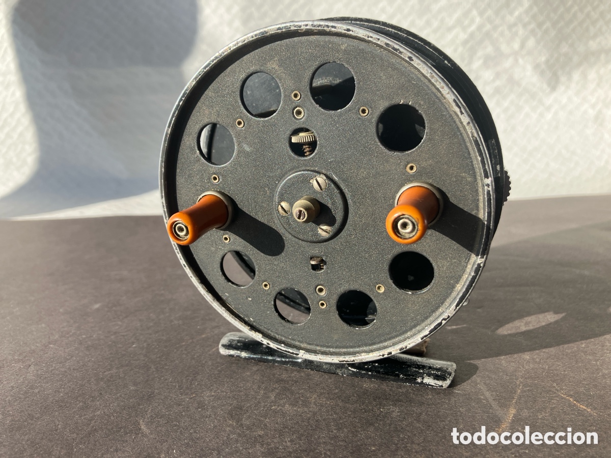 Colecionismo desportivo: Antiguo y raro carrete pesca mosca SPEEDIA