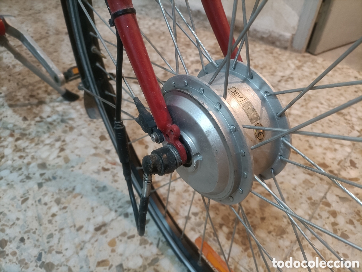 Coleccionismo deportivo: Bicicleta el&eacute;ctrica vintage - Foto 4