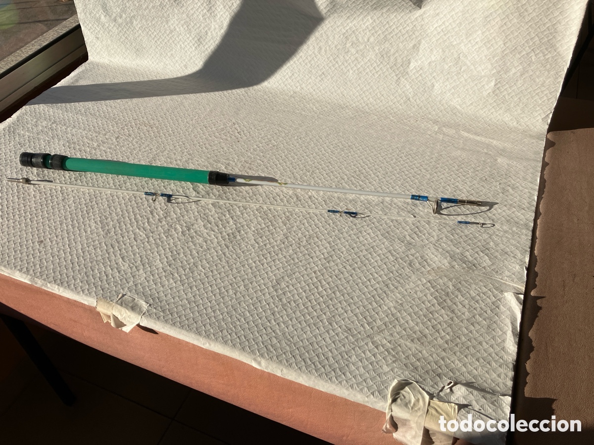 Colecionismo desportivo: Antigua ca&ntilde;a pesca KALI GLASS nunca usada