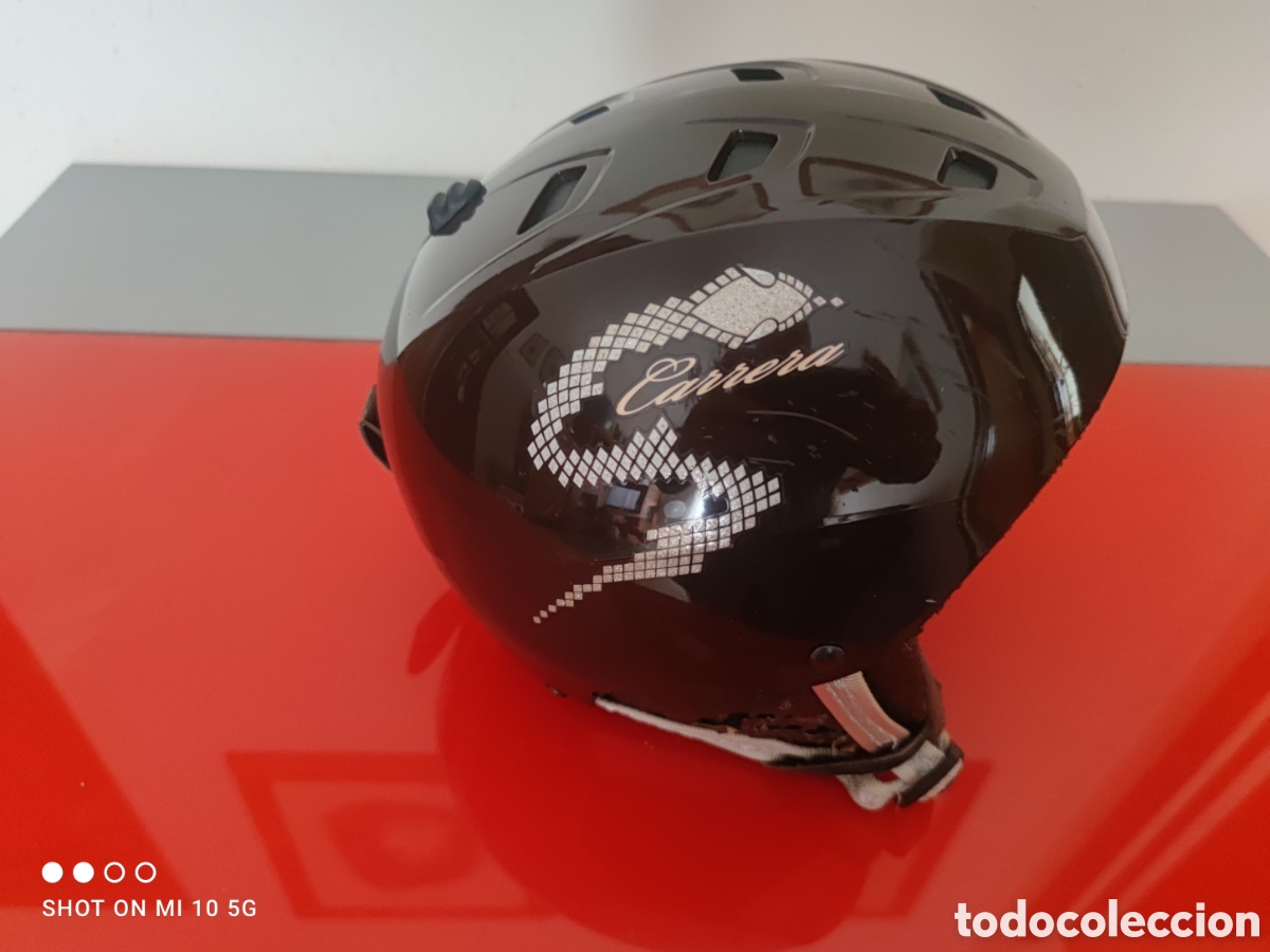 Coleccionismo deportivo: Casco de esqu&iacute; Carrera-Talla S (56 cm) - Homologado EN 1077