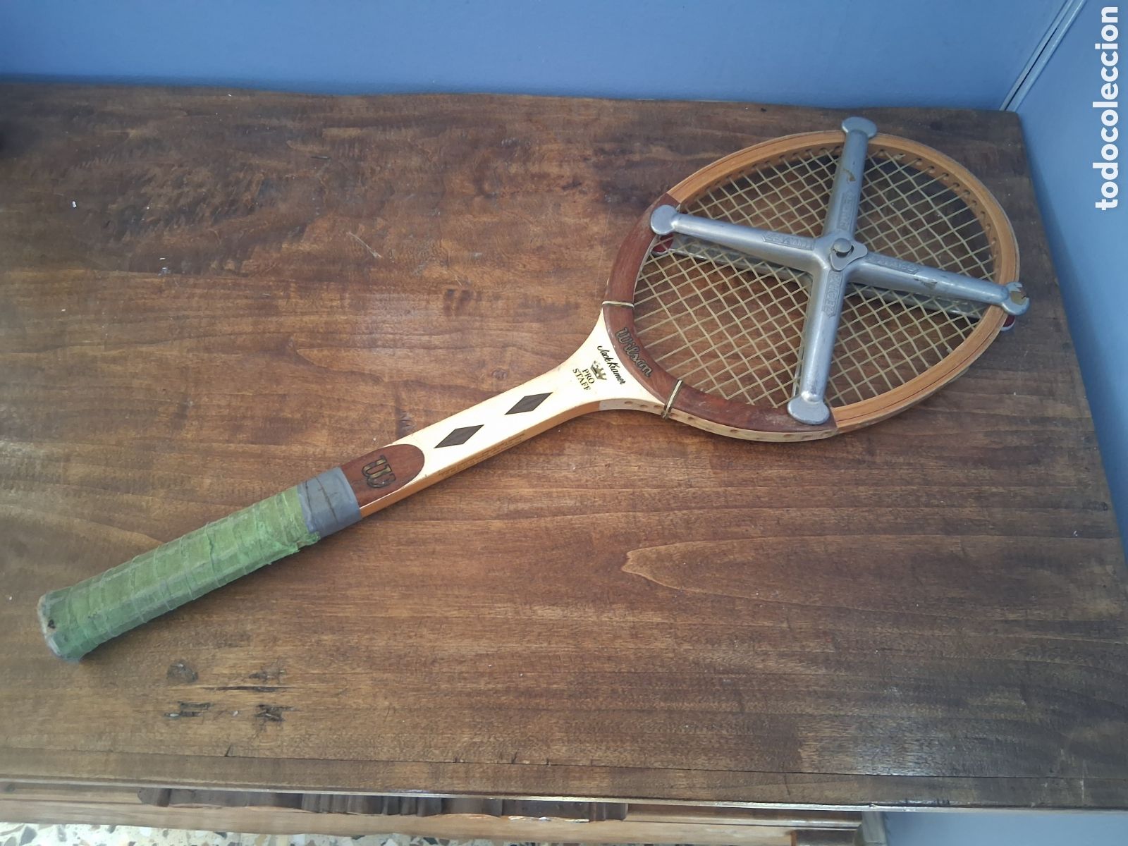 Coleccionismo deportivo: Raqueta Tenis Wilson Jack Kramer Madera con tensor Zephyr