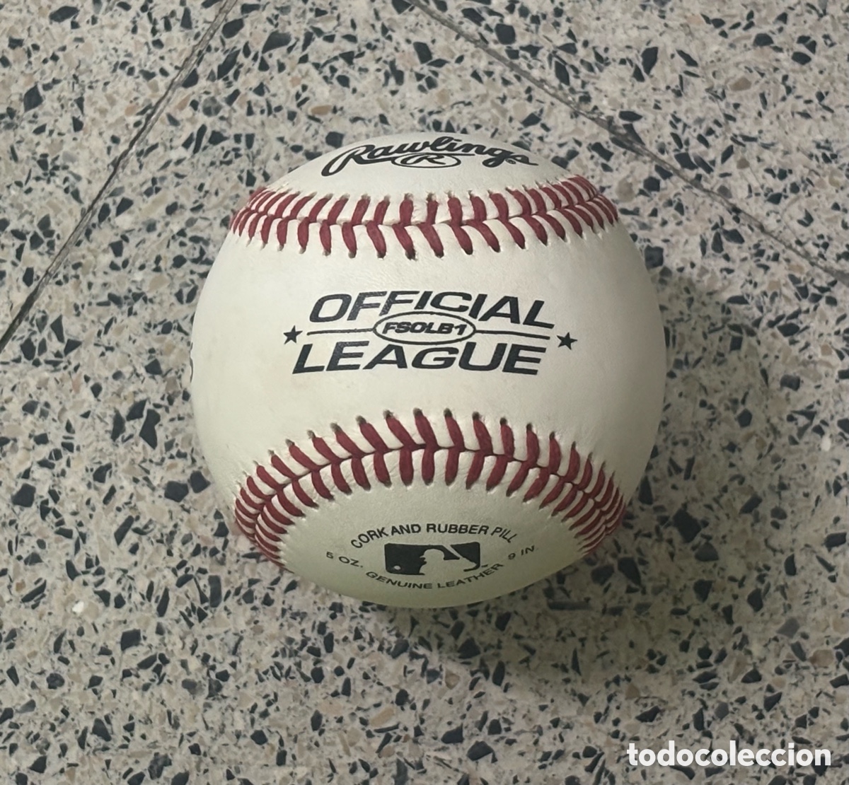 Coleccionismo deportivo: Pelota de B&eacute;isbol Rawlings Official League FSOLB1 Genuine Leather - Con Logo MFS