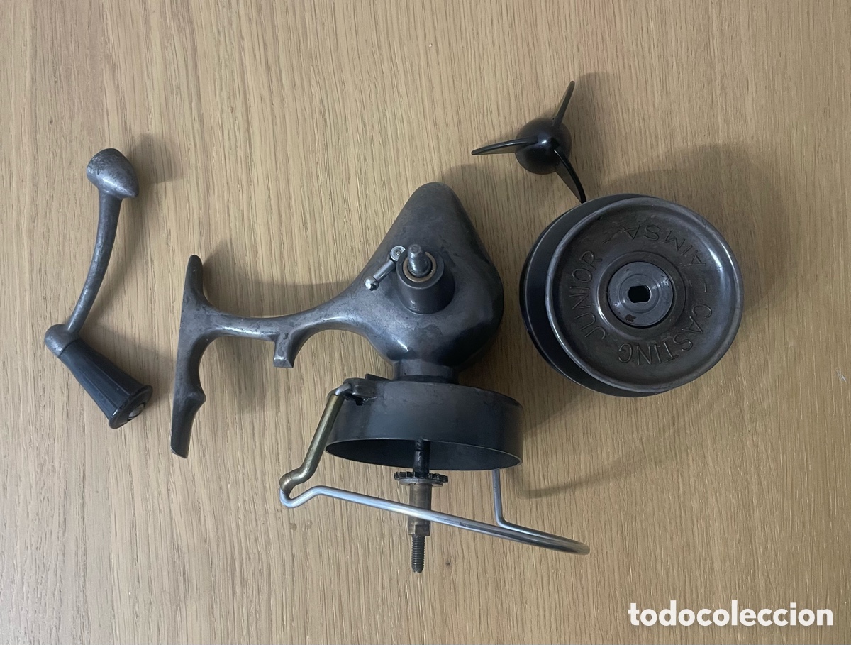 Coleccionismo deportivo: Carrete de pesca Aimsa Junior - Foto 6