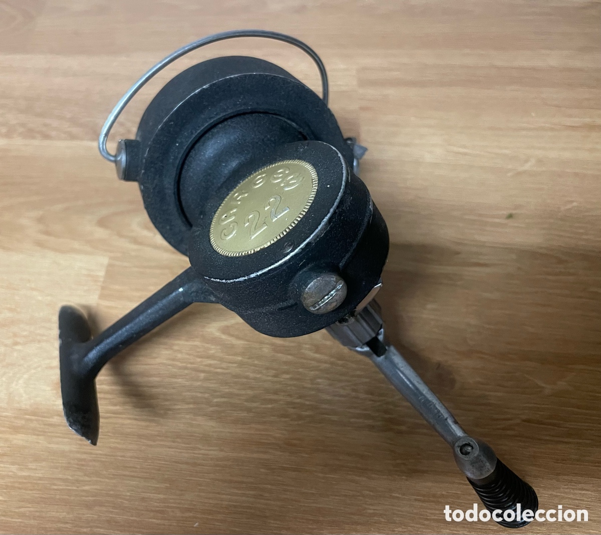Coleccionismo deportivo: Carrete de pesca Cargem 22 de pata recta - Foto 4