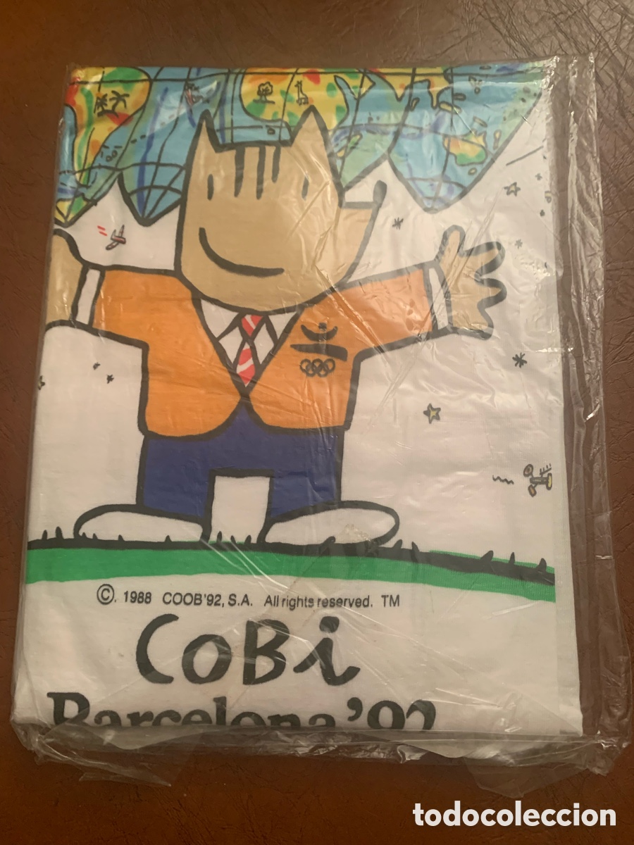Coleccionismo deportivo: Camiseta Cobi olimpiadas Barcelona