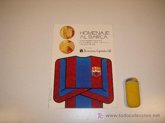Coleccionismo deportivo: homenaje al bar&ccedil;a acu&ntilde;aciones espa&ntilde;olas - Foto 1