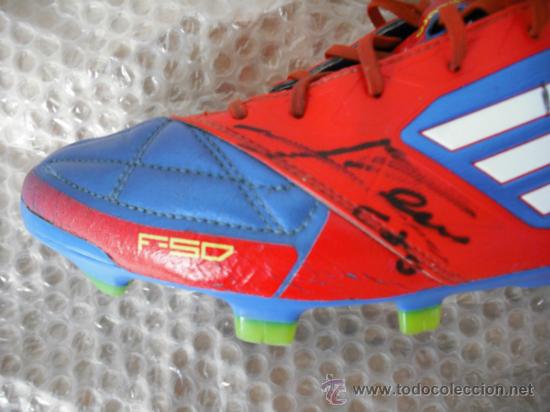 Par de botas firmadas y usadas por messi-regalo - Vendido en Subasta -  32580115