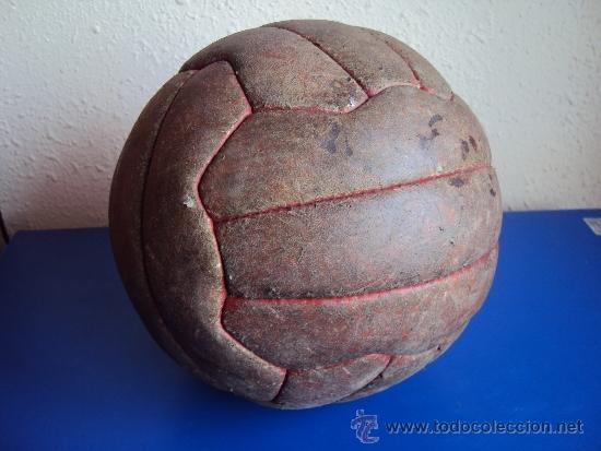 f-247)balon de futbol años 50-60 con red de tr - Vendido en Subasta -  38355061