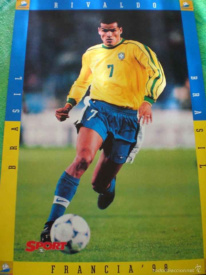 Coleccionismo deportivo: Rivaldo y Giovanni, jugadores brasile&ntilde;os Bar&ccedil;a - Foto 2