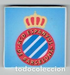 Coleccionismo deportivo: AZULEJOS CON IMAN R.C.D.ESPANYOL - Foto 1
