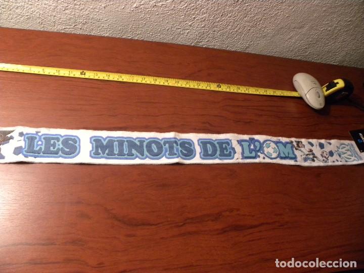 Coleccionismo deportivo: BUFANDA LES MINOTS DE LOM  (OLYMPIQUE DE MARSEILLE) - Foto 1