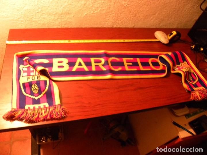 Coleccionismo deportivo: BUFANDA FC BARCELONA - Foto 1
