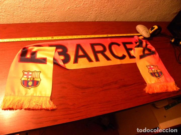 Coleccionismo deportivo: BUFANDA FC BARCELONA - Foto 1
