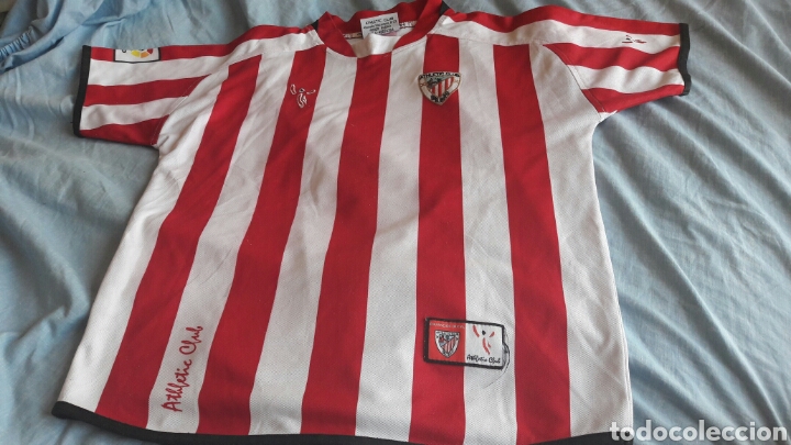 Collectionnisme sportif: Camiseta talla peque&ntilde;a Athletic Club de Bilbao