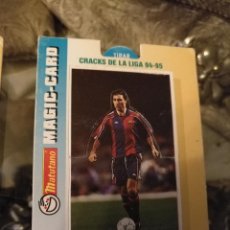 Coleccionismo deportivo: CROMO MATUTANO MAGIC CARD FICHA LIGA TEMPORADA 94-95 STOICHKOV DEL FUTBOL CLUB BARCELONA