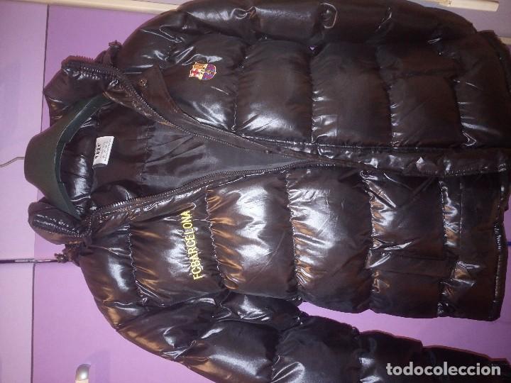 Sports collectibles: CAZADORA PARKA PLUMAS FC BARCELONA BAR&Ccedil;A