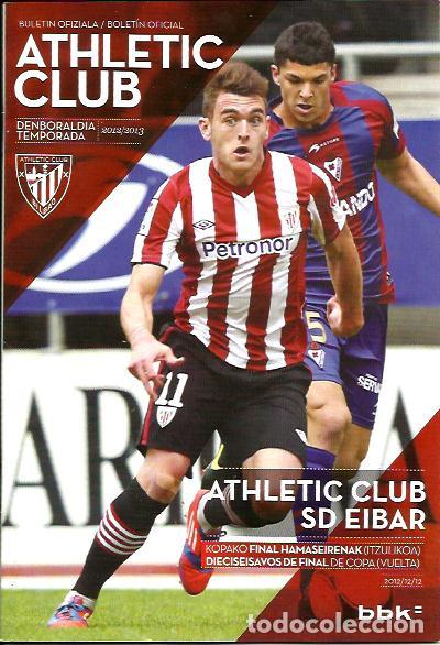 Coleccionismo deportivo: PROGRAMA ATHLETIC BILBAO-EIBAR 11-12 COPA SAN MAMES - Foto 1