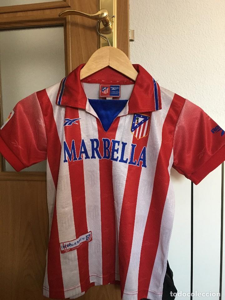 manual plato carencia shirt camiseta niño futbol at atletico madrid m - Compra venta en  todocoleccion