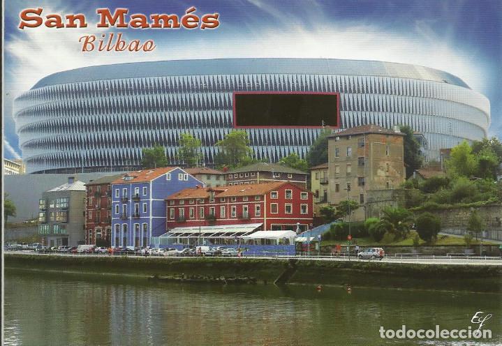 Coleccionismo deportivo: POSTAL DE ESTADIO SAN MAMES ATHLETIC DE BILBAO - Foto 1
