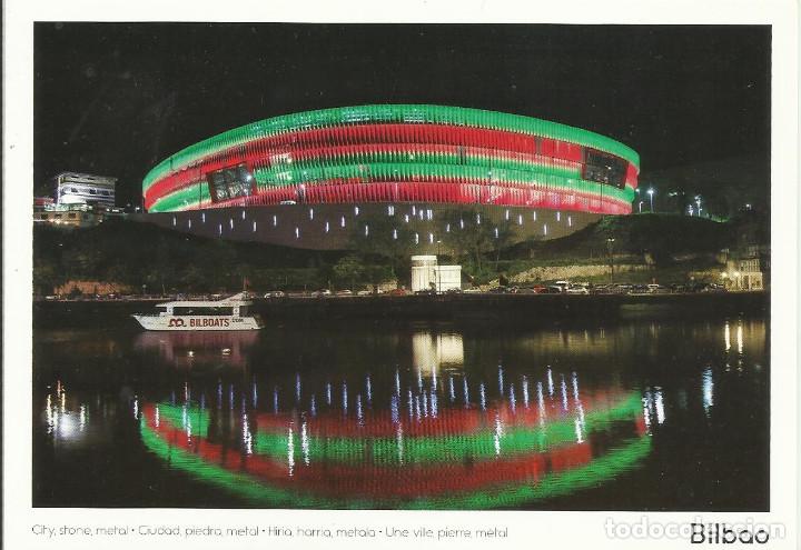 Coleccionismo deportivo: POSTAL DE ESTADIO SAN MAMES ATHLETIC DE BILBAO - Foto 1