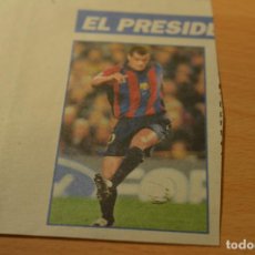Collezionismo sportivo: FUTBOL RECORTE DE PERIODICO DEPORTIVO RIVALDO (FC BARCELONA)