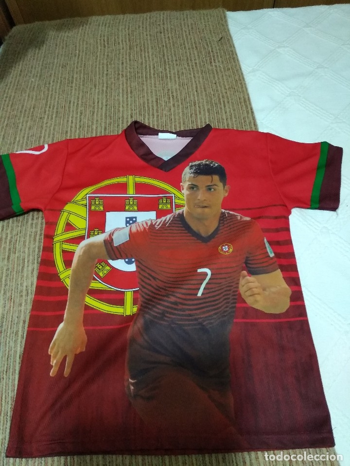 Collectionnisme sportif: CAMISETA CRISTIANO RONALDO CON FOTO PARA OCHO A&Ntilde;OS