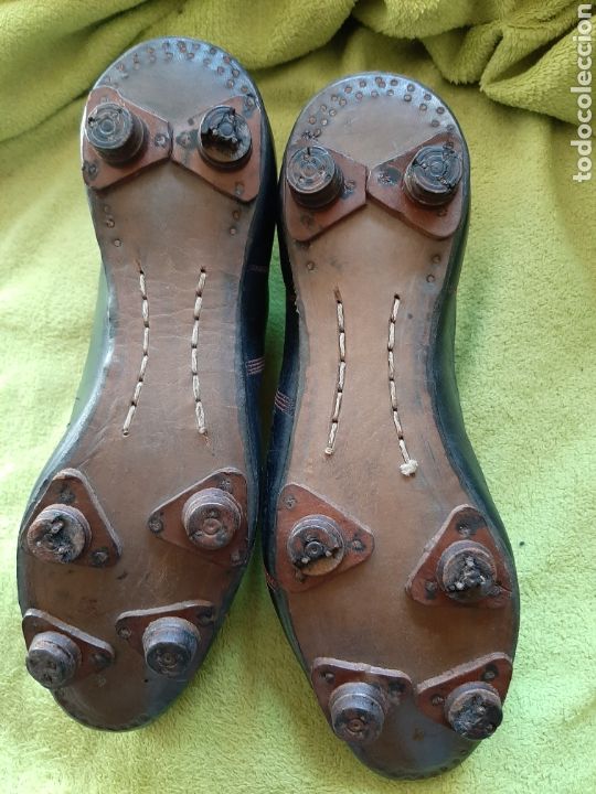 Coleccionismo deportivo: Antiguas botas de f&uacute;tbol - Foto 4