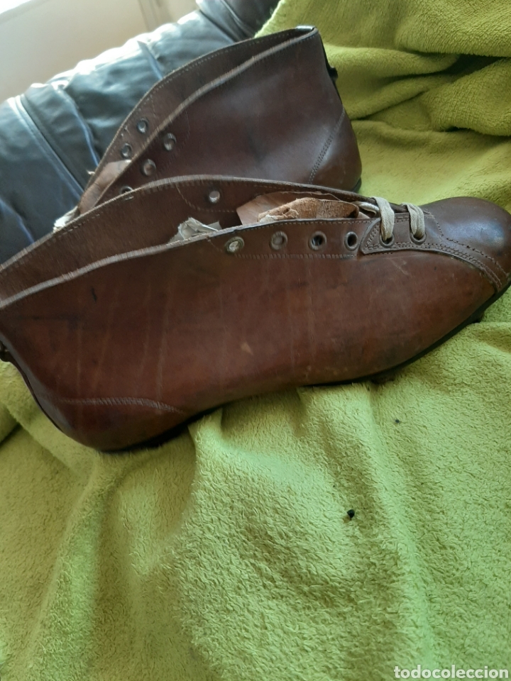 Coleccionismo deportivo: Antiguas botas de f&uacute;tbol - Foto 2
