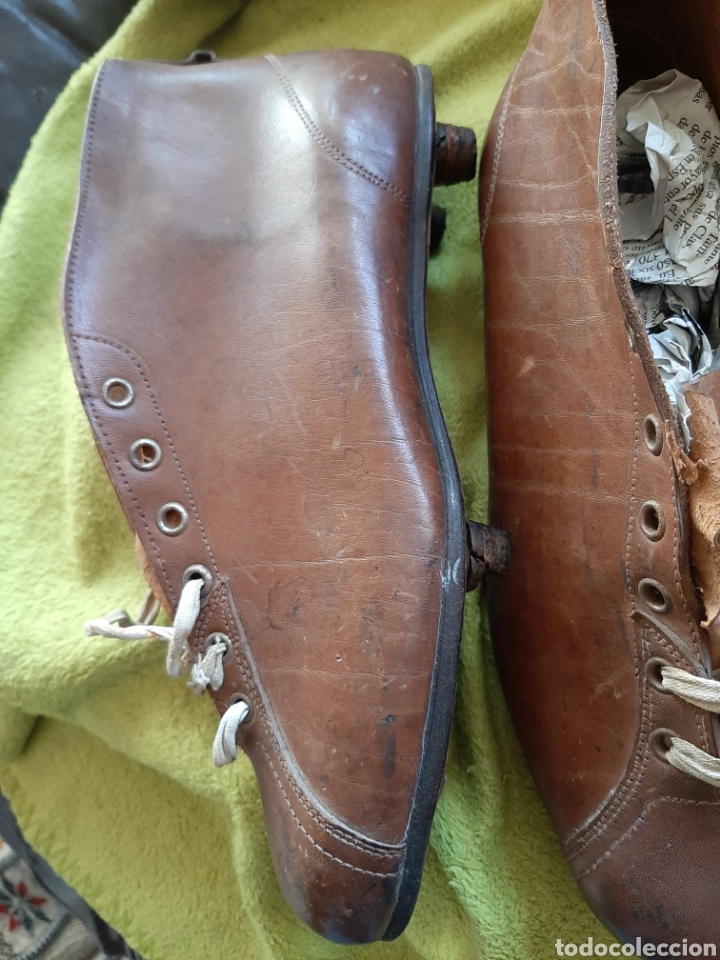 Coleccionismo deportivo: Antiguas botas de f&uacute;tbol - Foto 5