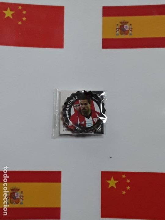 Sports collectibles: Coleccion grefuchapas grefu chapas grefusa liga santander 2019 2020 19 20 athletic martinez 260 punt