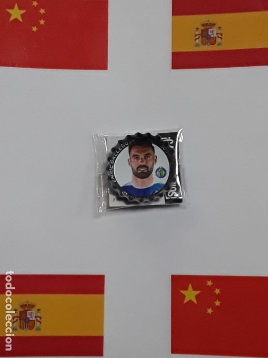 Collectionnisme sportif: Coleccion grefuchapas grefu chapas grefusa liga santander 2019 2020 19 20 getafe enric gallego 300