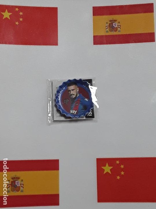 Collectionnisme sportif: Coleccion grefuchapas grefu chapas grefusa liga santander 2019 2020 19 20 levante cabaco 180