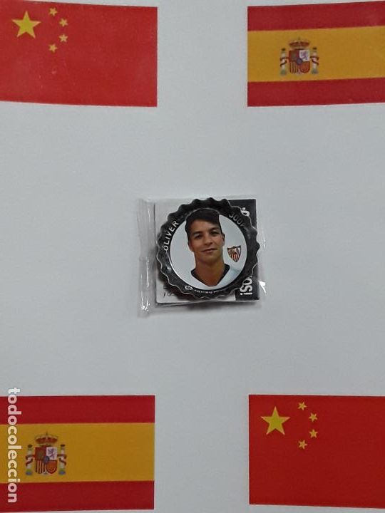 Collectionnisme sportif: Coleccion grefuchapas grefu chapas grefusa liga santander 2019 2020 19 20 sevilla oliver 300