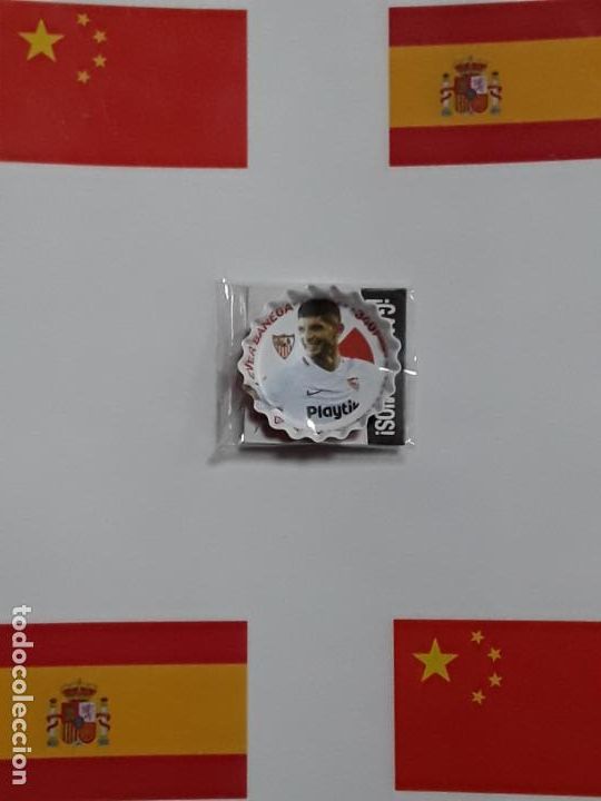 Collectionnisme sportif: Coleccion grefuchapas grefu chapas grefusa liga santander 2019 2020 19 20 sevilla ever banega 340