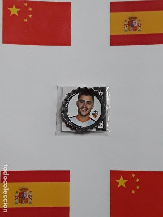 Coleccionismo deportivo: Coleccion grefuchapas grefu chapas grefusa liga santander 2019 2020 19 20 valencia maxi gomez 340