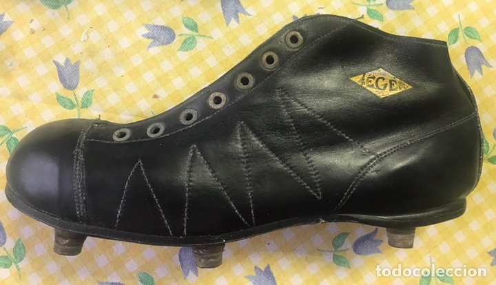 botas futbol football piel años 20 - marca l - Buy Antique football equipment on todocoleccion