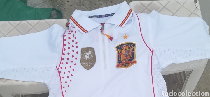 Collectionnisme sportif: Comiseta oficial Campeonato del mundo de F&uacute;tbol 2010 Espa&ntilde;a campe&oacute;n