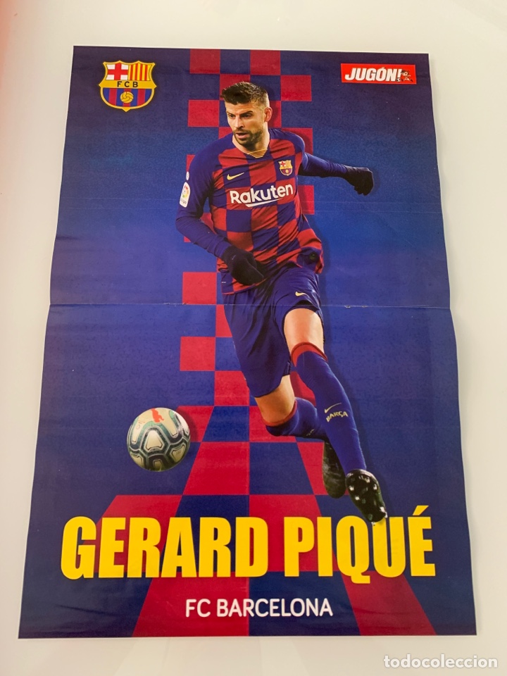 Coleccionismo deportivo: DOBLE POSTER GERARD PIQUE + KROOS(2019-2020) - Foto 2