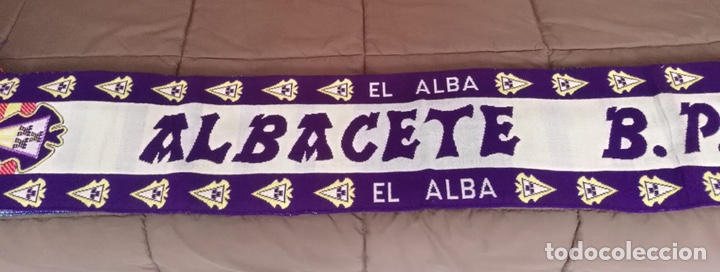 Collezionismo sportivo: Bufanda oficial Albacete Balompi&eacute;