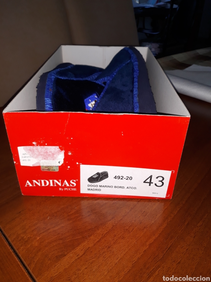 Coleccionismo deportivo: ZAPATILLAS DE ESTAR EN CASA. - Foto 4