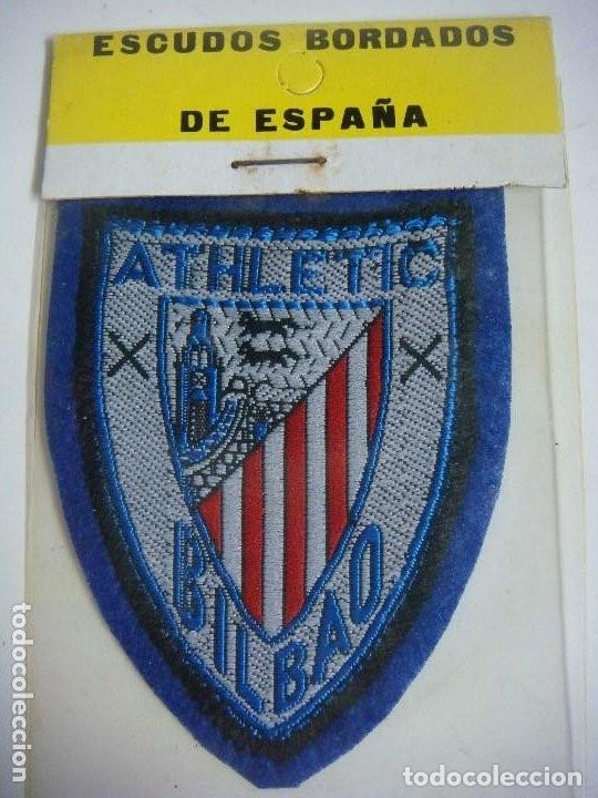 Collezionismo sportivo: PARCHE DE TELA ESCUDO BORDADO DEL ATHLETIC DE BILBAO