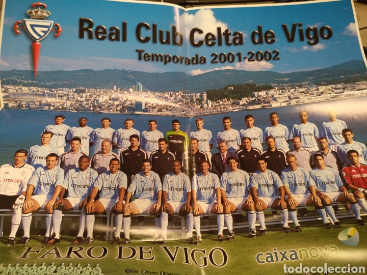 Coleccionismo deportivo: Poster Celta 2001-02 - Foto 1