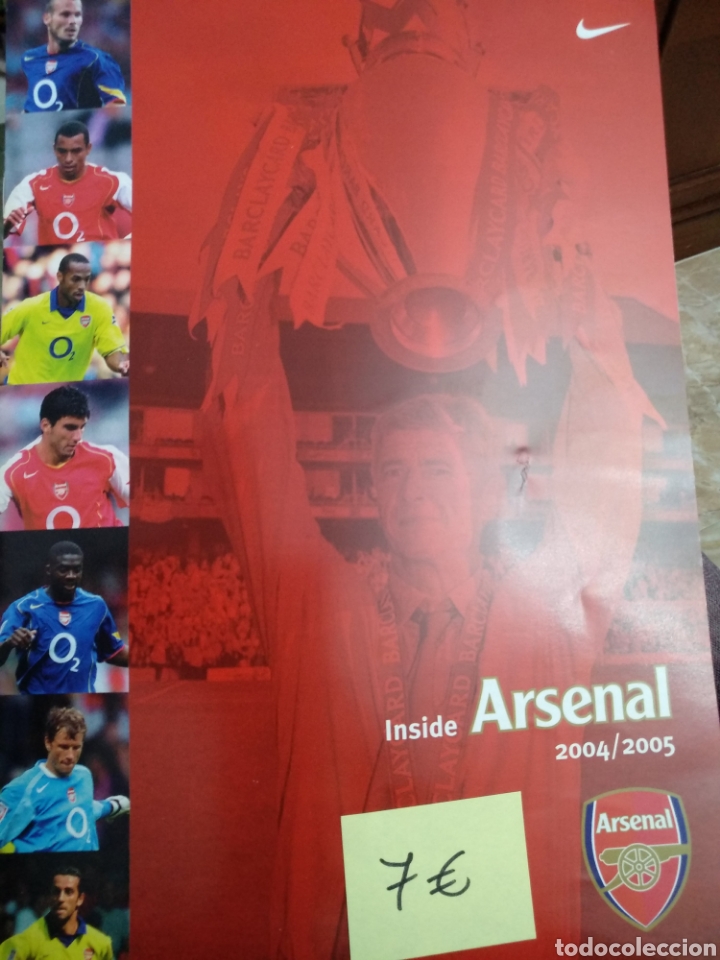 Sammelleidenschaft Sport: Folleto Arsenal 2004/05
