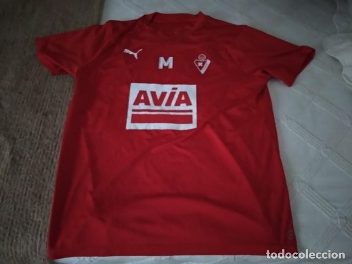 Collectionnisme sportif: CAMISETA ROJA S. D. EIBAR / 54 ANCHO 72 LARGO