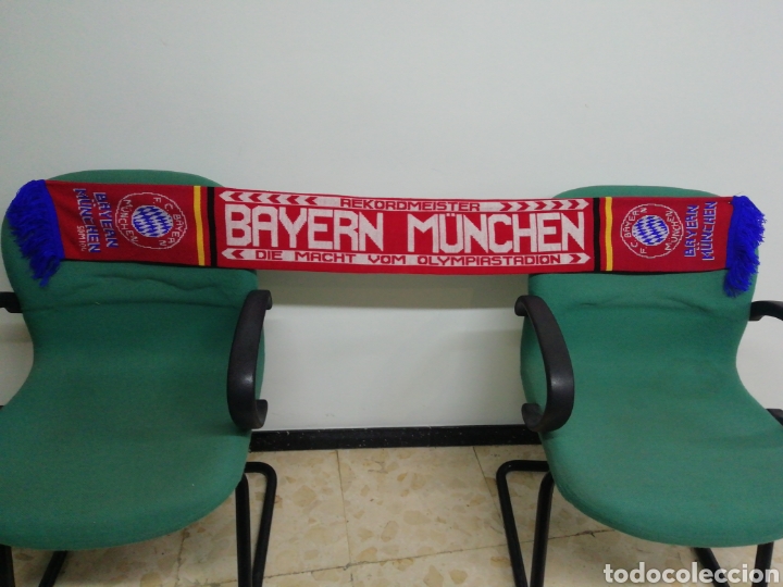 Coleccionismo deportivo: Bufanda F. C. BAYERN MUNCHEN de Alemania - Foto 1