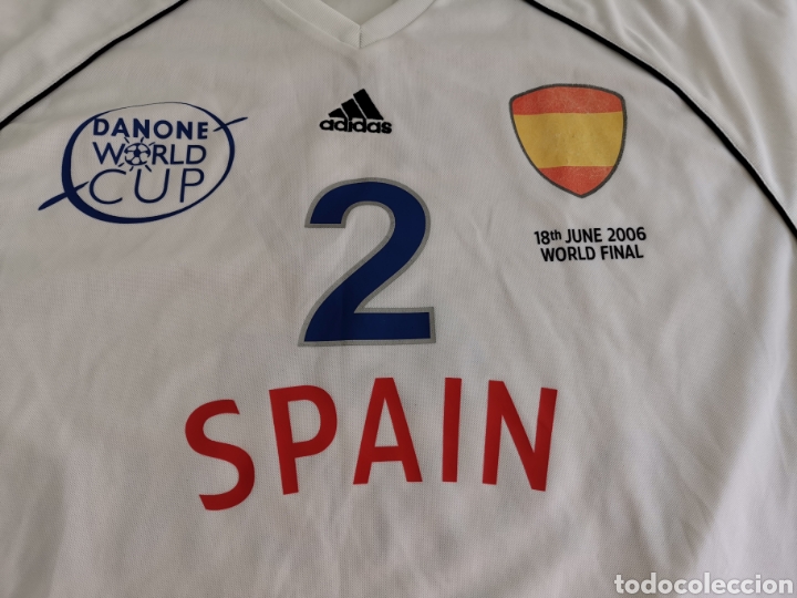 Coleccionismo deportivo: Camiseta Selecci&oacute;n Espa&ntilde;ola 2006 Danone - Foto 3