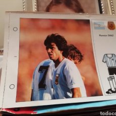Coleccionismo deportivo: MUNDIAL 1982 ESPAÑA. FICHAS EQUIPOS Y JUGADORES. 20 FICHAS