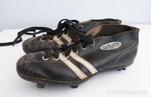 Coleccionismo deportivo: Botas de futbol de piel - Foto 1