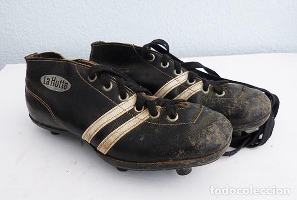 Coleccionismo deportivo: Botas de futbol de piel - Foto 3