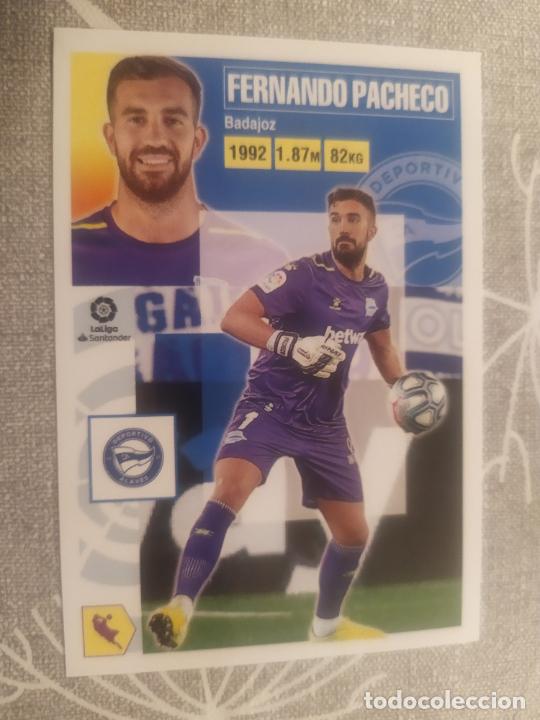 Sports collectibles: 2020 / 2021 20 21 N&ordm; 2 FERNANDO PACHECO ALAVES LIGA ESTE NUEVO DE SOBRE PANINI